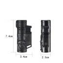 Sturmfeuerzeuge "Totenkopf", ca. 7,5x3,5cm, 12er Display