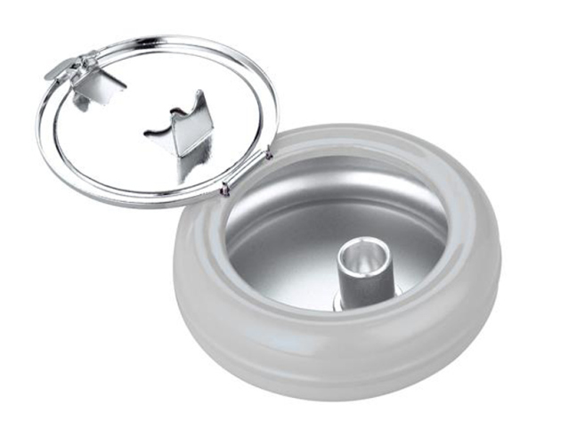 Taschenascher "Designated Smoking Area", ca. 6,5 x 2 cm, 12er Display