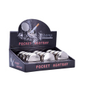 Taschenascher "Silver-Chrome" rund,...