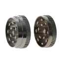 Handpfeifen-Set "Glass-Pipe", mit Grinder und Ersatzsieb, einzeln