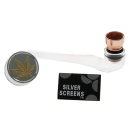 Handpfeifen-Set "Glass-Pipe", mit Grinder und Ersatzsieb, einzeln