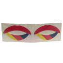 Lippentattoo Deutschland, 2er Set