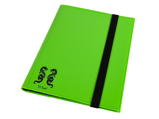 Neutrales Sammelalbum grün (max.360 Karten / 20 Seiten)  für Pokemon, Yu-Gi-Oh, Match Attax etc.