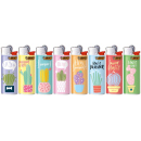 BIC Mini J25 Reibrad Feuerzeuge "Summer Cactus", 50er Display*