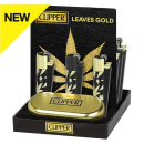 Clipper Metal Large LEAVES GOLD, 12er Display