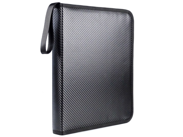 Sammel-Ringalbum, schwarz (450 Karten/25 Seiten) für Pokemon, Yu-Gi-Oh, Match Attax etc.