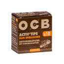 OCB Filter Slim Activ Tips Unbleached - Virgin Aktivkohle...