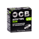 OCB Filter Slim Activ Tips Aktivkohle 7mm, 10er Schachtel