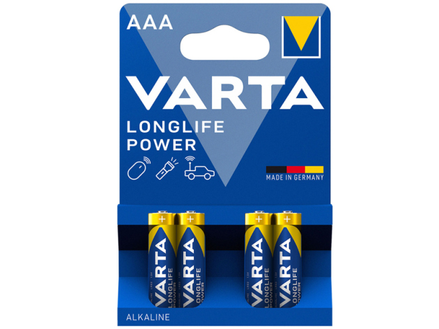 Varta AAA, Micro 4 pcs. Blister