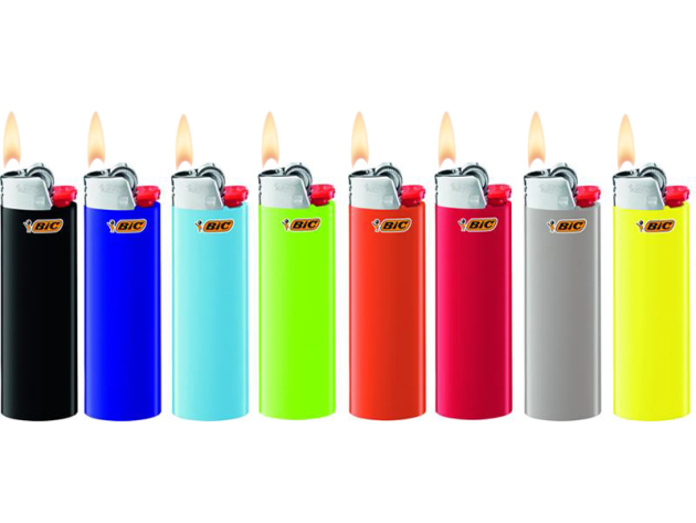 BIC Maxi J26 Reibrad Feuerzeuge "Neutral", 50er Display