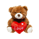 Pl&uuml;sch Teddyb&auml;ren mit Herz, 6er set, ca. 23cm