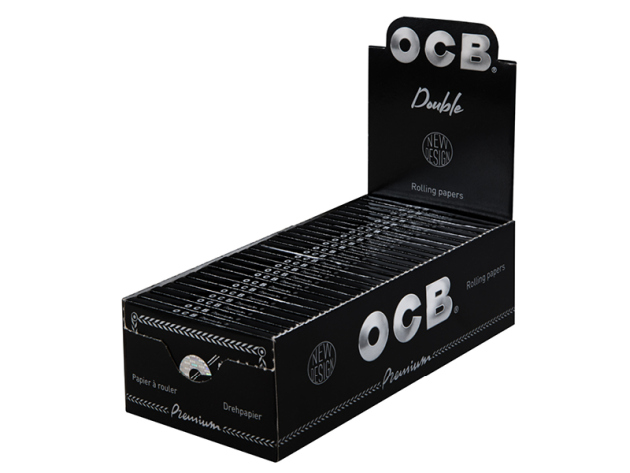 OCB kurz Schwarz Premium 25 Hefte je 100 Blatt