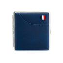 Zigarettenetui "Lederoptik/Flaggen" für 20 Zig., mit Gummiband, 12er Display