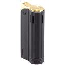 Metallfeuerzeug "Schwarz" Metall nachfüllbar