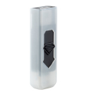 USB-Feuerzeug mit G&uuml;hspirale, mehrfarbig, 18er Display