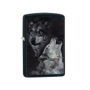 Zippo Feuerzeug - Wolf / Black Matte
