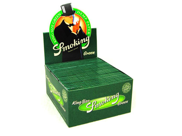Smoking King Size Green 50 Hefte je 33 Blatt