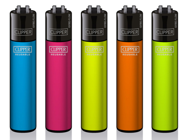 Clipper Medium SOLID FLUO BRANDED + BW, 48er Display