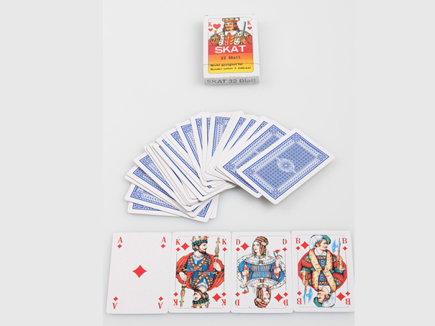 Skat Spielkarten, 32 Blatt