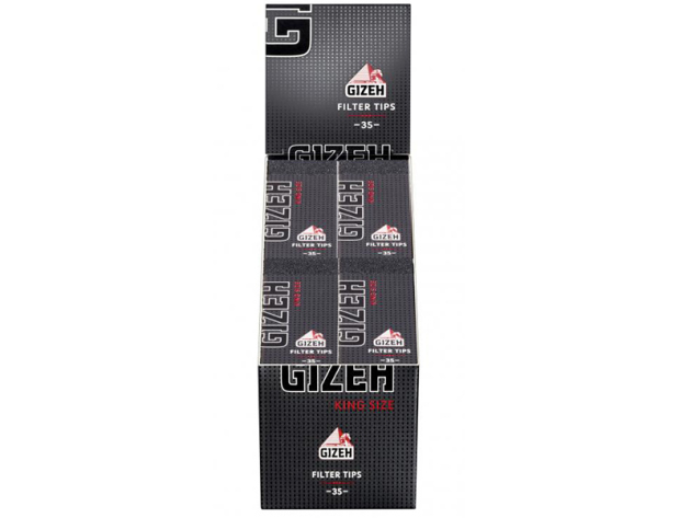Gizeh Black Filter Tips Regular 24 Hefte je 35 Blatt