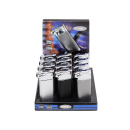 Pfeifenfeuerzeuge "Silver" 3 Farben sort.,13er...