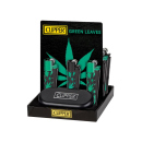 Clipper Metal Large GREEN LEAVES, 12er Display