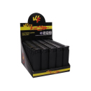 Elektrofeuerzeuge "Schwarz Rubber", 50er Display