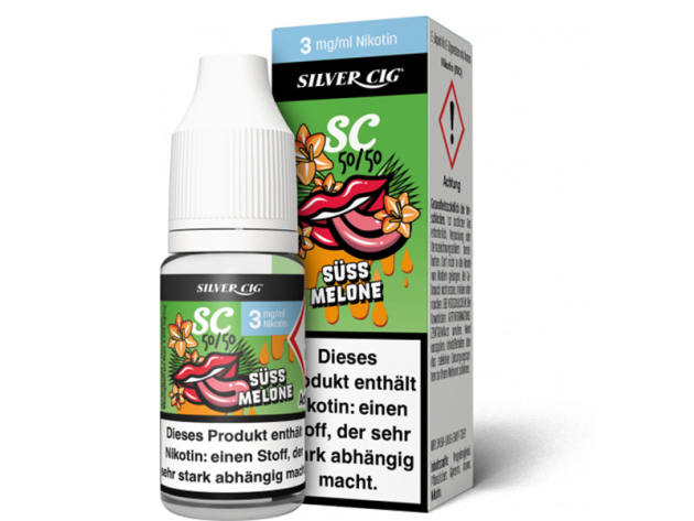 Silver Cig 3 mg Süss Melone
