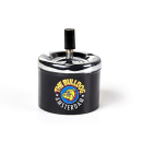 Bulldog Drehaschenbecher Schwarz &Oslash; 9 cm*