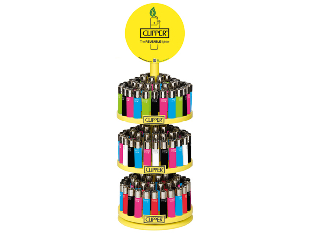 Clipper Caroussel SOLID BRANDED Large,  3-stöckig, 1 Caroussel je 144 Stück