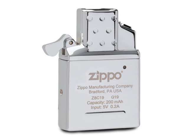Zippo Arc Einsatz - Silber - mit USB-Aufladung