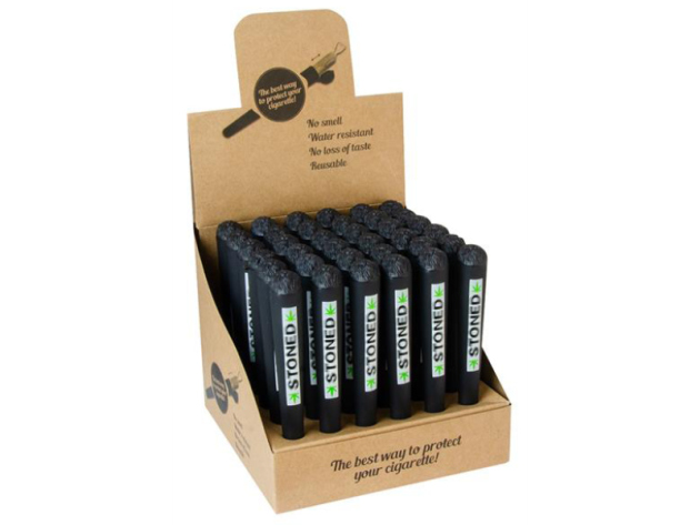 Joint Tube Hüllen "Stoned" Schwarz - 36er Display