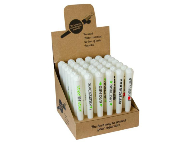 Joint Tube Hüllen "Amsterdam" Weiß - 36er Display