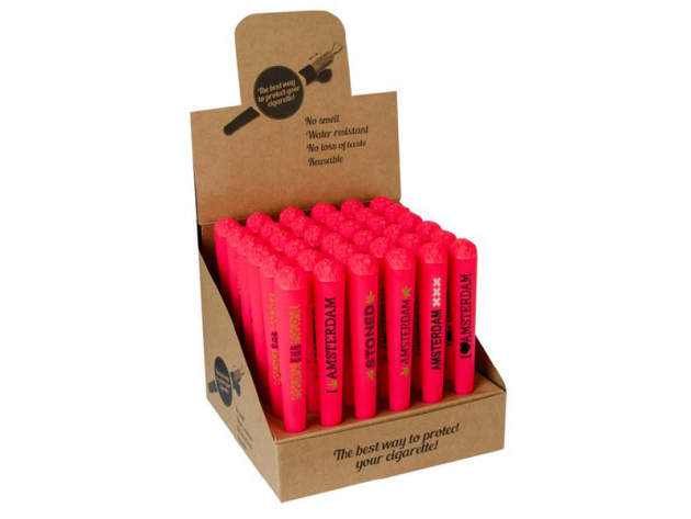 Joint Tube Hüllen "Amsterdam" Pink - 36er Display