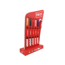 Feuerzeugaufsteller "PROF RED" SMALL ( Ohne Inhalt)