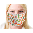 Mundschutz "Face Mask" CHRISTMAS-01 white,...