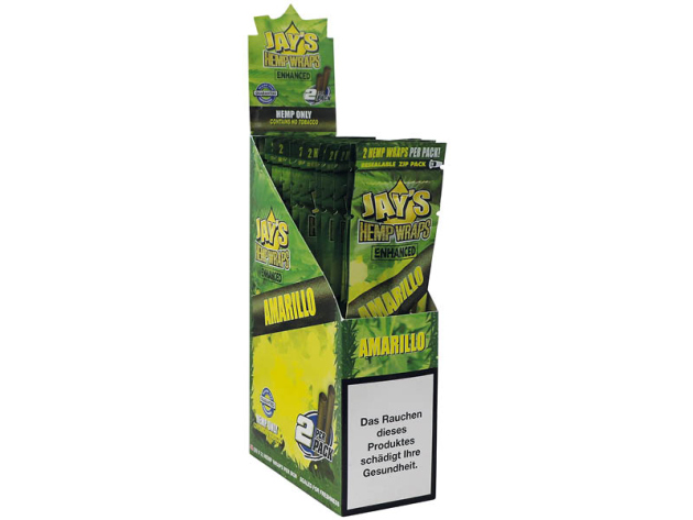 Juicy Blunts Hemp Wraps - RED ALERT (Strawberry), 25pcs Display
