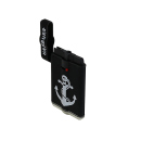 Sturmfeuerzeuge "Hamburg" Powerflat Rubber, 12er Display