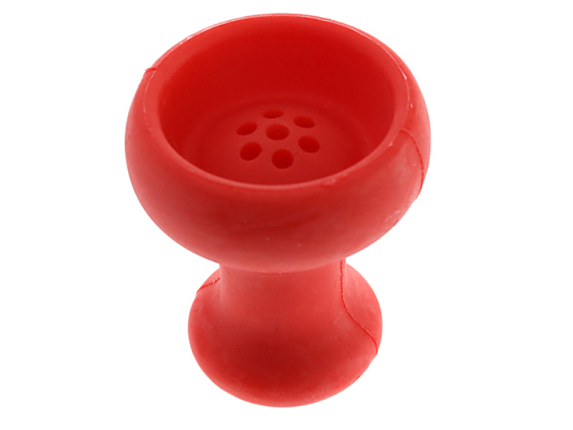 Shishakopf "Silikon" Rot, 8,3 cm, 1,8 cm Öffnung
