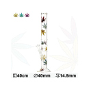 Glasbong "Multi Leaf" H&ouml;he 40...