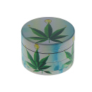 Grinder "Hanfblatt, Metall; 6 versch. Motive; 52 x 35 mm; einzeln