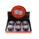 Grinder "Casino" Metall, 6 versch.Motive; 4-tlg.; 52 x 43,5 mm; einzeln