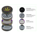Grinder "Hanf" Metall; 6 versch. Motive; 52 x...