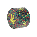 Grinder "Hanf" Metall; 6 versch. Motive; 52 x 35 mm; einzeln