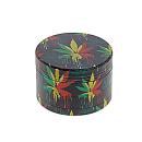 Grinder "Hanf" Metall; 6 versch. Motive; 52 x 35 mm; einzeln