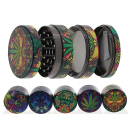 Grinder "Hanf Jungle" Metall, 4-tlg.; 5 versch....