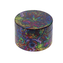 Grinder "Hanf Jungle" Metall, 4-tlg.; 5 versch. Motive; 52 x 35 mm; einzeln