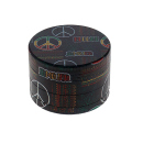 Grinder "Reggae Hanf" Metall; 4-tlg.;  6 versch. Motive; 52 x 35 mm; einzeln