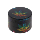 Grinder "Reggae Hanf" Metall; 4-tlg.;  6 versch. Motive; 52 x 35 mm; einzeln