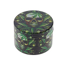 Grinder "Skulls" Metall, 6 versch. Motive; 4-tlg.; 52 x 35 mm; einzeln